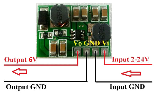 DD2412SA DC-DC Boost-Buck Step UP Converter Module for 2-24V to 5V 6V 9V 12V 15V Voltage Regulator Power Supply