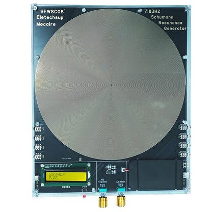 SFWSC08 8CH 250MM Strong 0-100000Hz Battery Rechargeable Batttery Schumann 25 Frequencies Sequential Output Schumann Generator