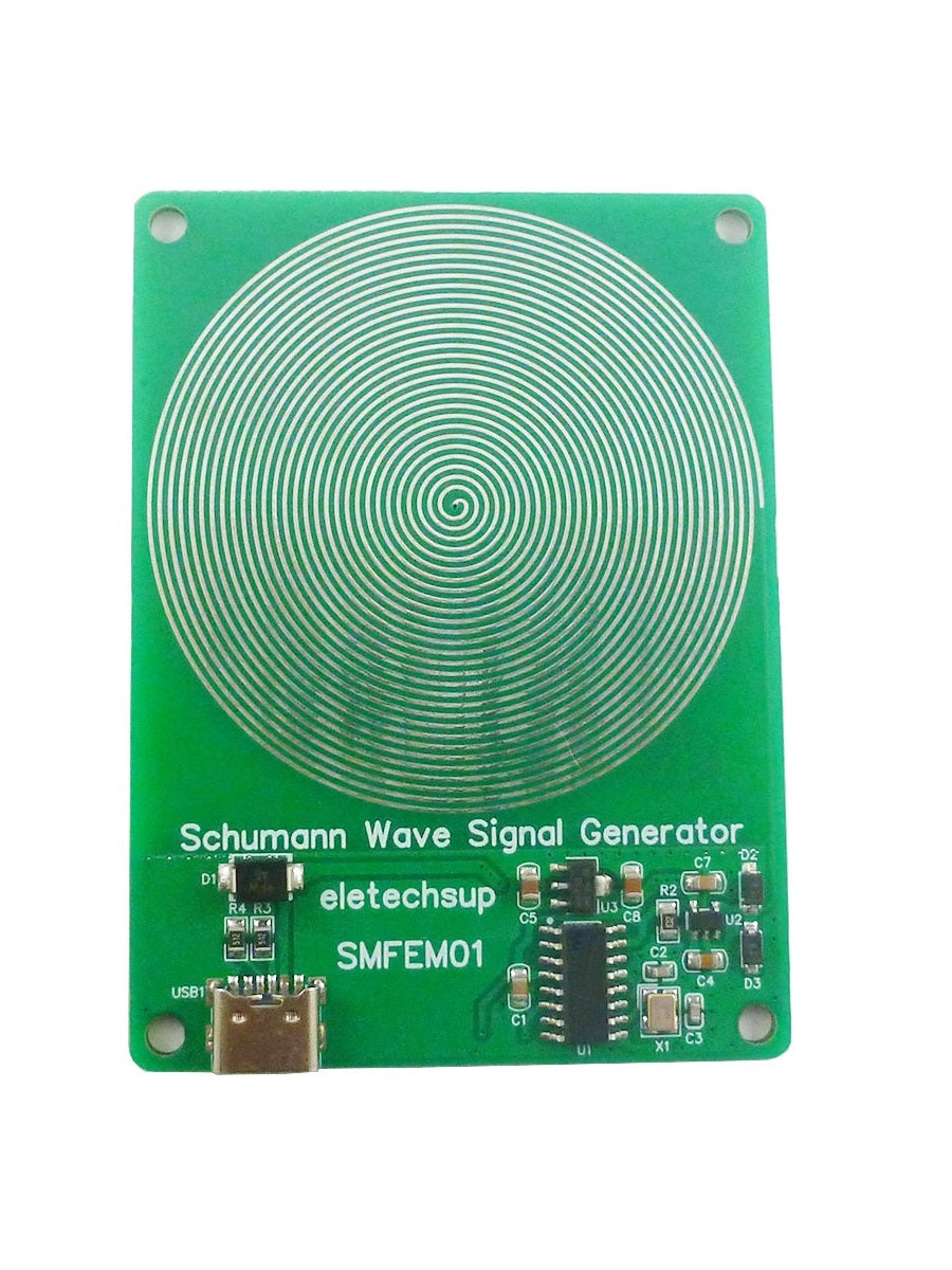 SMFEM01  Mini 7.83Hz Pure Sine Wave Schumann Resonances SR Signal Generator Earth Resonance Wave Booster