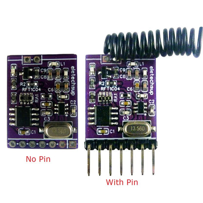 RFR1A04  RFT1C04 4CH AES128 Encryption Codec Remote Control Module featuring 433M Superheterodyne Transceiver, Upgrade to PT2262 EV1527 HC301