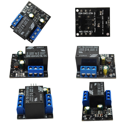 DR26F01  DC 9V 12V 24V 36V 5A Flip-Flop Self-locking DPDT Relay Module Bistable Double Swords and Double Throws Switch Board
