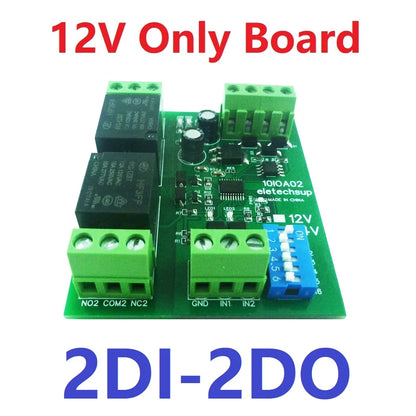 10IOA01 10IOA02 10IOA04 10IOA08 10IOA12 DC12V 1-12Ch Digital Switch DiDo Multifunction RS485 PLC IO Expanding Board Standard Modbus RTU Relay Module