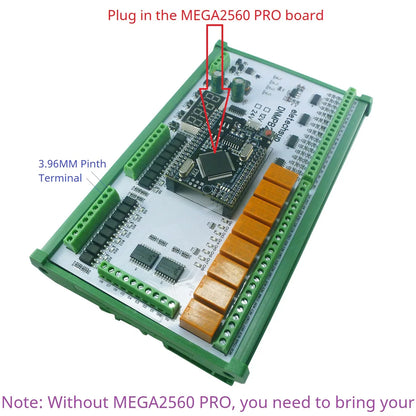 DNMPB28 DC 12 24V Multifunction MEGA2560 Pro Expanding Board Current Voltage ADC Collection NPN PNP Isolated DI Relay Mos DO for Arduiuo