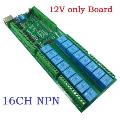 ETIOE16 16CH NPN DI Network Ethernet Modbus RTU TCP Multifunction Remote I/O NPN  DI Dry Contact Relay DO 4-20MA 0-10V Current Voltage
