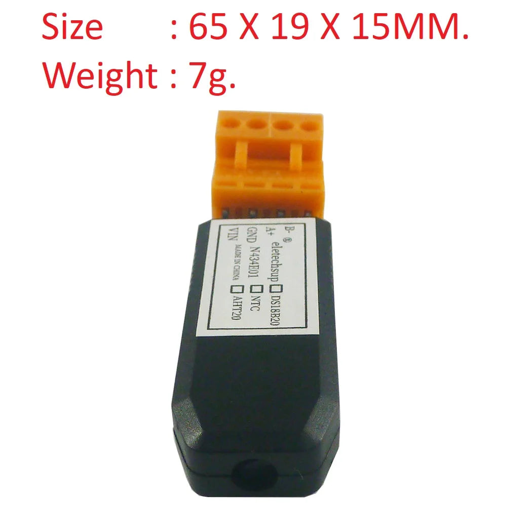 N434E01 Temperature and Humidity Transmitter Detection Sensor Module Modbus DS18B20/NTC/AHT20 replace SHT20 SHT30 RS485 Analog Signal
