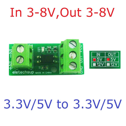 OP11A01 3-24V NPN PNP Signal Mutual Converter Logic Level Isolator for Arduino MEGA PI Nano V3 PLC RS485 Digital IO Module