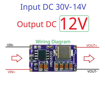DD2913MA 3A Synchronous Step-Down Regulator OVP OCP OTP SCP DC-DC Buck Converter 4.5V-30V to 3V 3.3V 4.2V 5V 6V 7.5V 9V 12V