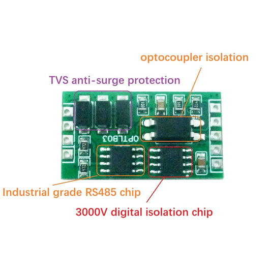 OPTLB03 Industrial Grade UART TTL to RS485 Isolated communication Surge Protection for Arduiuo  MEGA  4 NODEMCU ESP8266