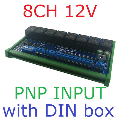 CAROA04 CAROB08 CAROC16 4/8/16 DI-DO CAN Relay Controller Module RS485 Digital NPN/PNP IO Expanding Board for CNC Car Automated Industry CARO