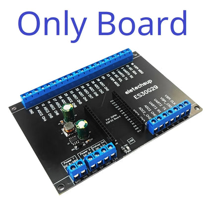 ES30G29 Transparent Cover ESP32 Devkit Expansion Board Din Rail 5.0 Cross Terminal Block Adapter Module for Bluetooth Arduino Wifi IOT