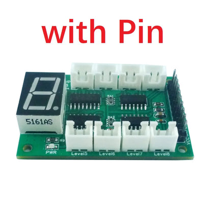 LC4BE08 DC 5V 8 Port Water Level Detect Display Board Liquid  Controller Sensor Switch Module for Arduiuo  MEGA2560 NANO MCU STM32
