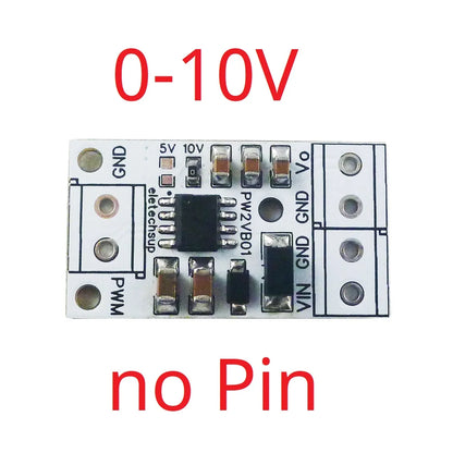 PW2VB01 0-5V/0-10V Frequency to Voltage Module PWM to DAC Converter PLC MCU FPGA Analog IO Expansion Board Signal Generator