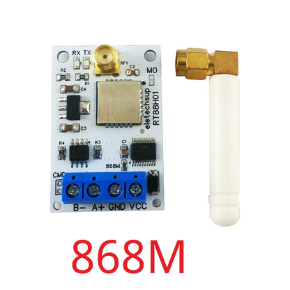 RT88H01 DC 5-12V 433M 868M RS485 Lora 22DBM RF Wireless Transceiver Master-Slave Transmission for RS485 PLC PTZ Wireless Meter Reading