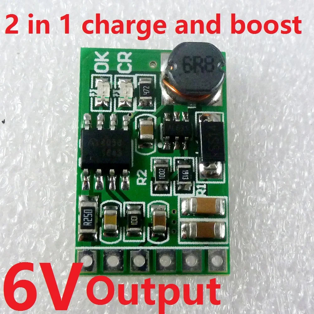 DD05CVSA 6W 5V 6V 9V 12V UPS mobile power Diy Board Charger & Step-up DC DC Converter Module for 18650 lithium battery