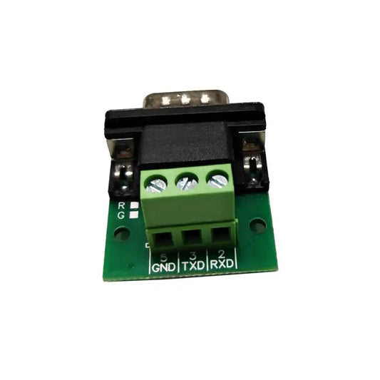 DB9FA03 DB9MB03 DB9 to (RXD TXD GND) 3Pin Terminal RS232 Converter Adapter Riveting Teeth Sleeve Nut for Arudino  MEGA PLC