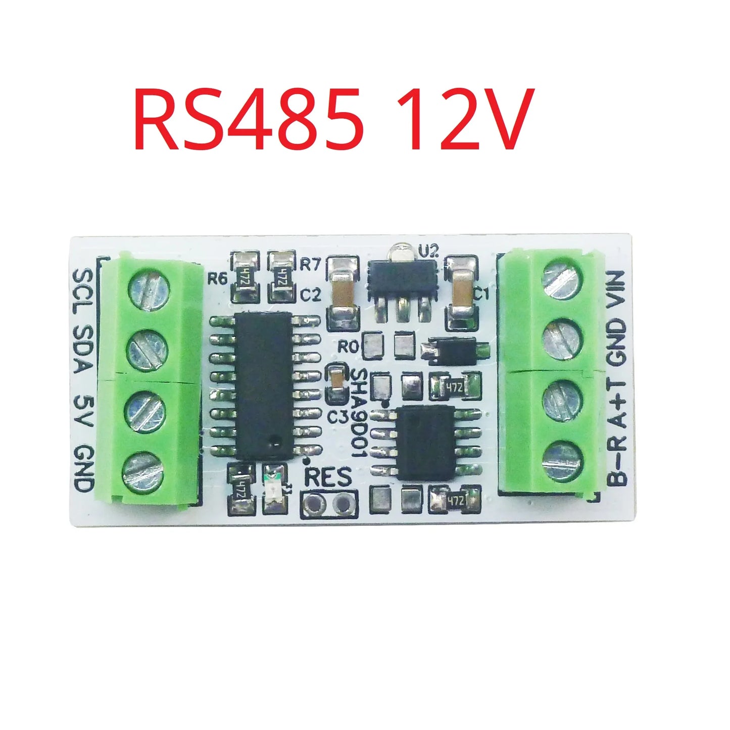 SHA9D01 Industrial Temperature & Humidity SHT30 Sensor Adapter Board RS485 TTL Modbus Rtu Analog Remote IO SHA9D01 Module HMI PLC Expand