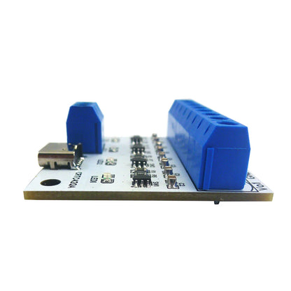CRTC42QA 4ch TYPE-C USB 3.7V 4.2V LiPo Polymer Li-Ion Lithium Battery Charger Module for Arduiuo power bank esp32 esp8266