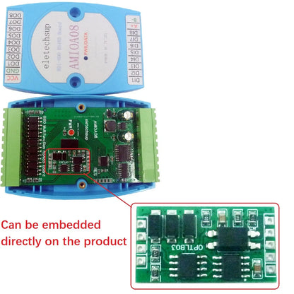 OPTLB03 Industrial Grade UART TTL to RS485 Isolated communication Surge Protection for Arduiuo  MEGA  4 NODEMCU ESP8266