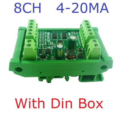 N4AIA08 N4AIB16 N4AIC24 22CH 4-20MA Current & 2CH 0-30V Voltage Input RS485 AI Module 24CH 12-bit ADC Collector Board MODBUS RTU PLC IO