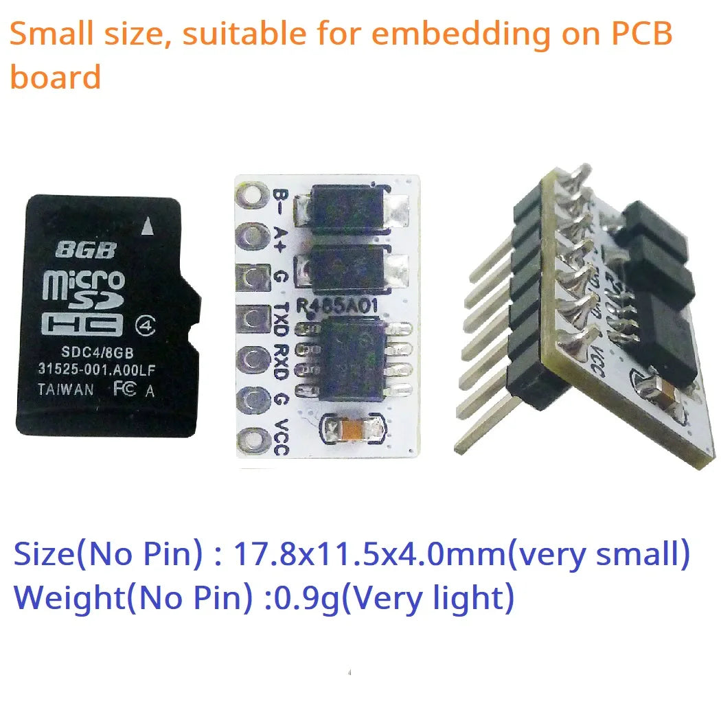 R485A01 MCU Master-Slave Networking Transceiver UART RS232 TTL to RS485 Automatic Converter for Modbus Profibus CAN LonWorks Smart Home