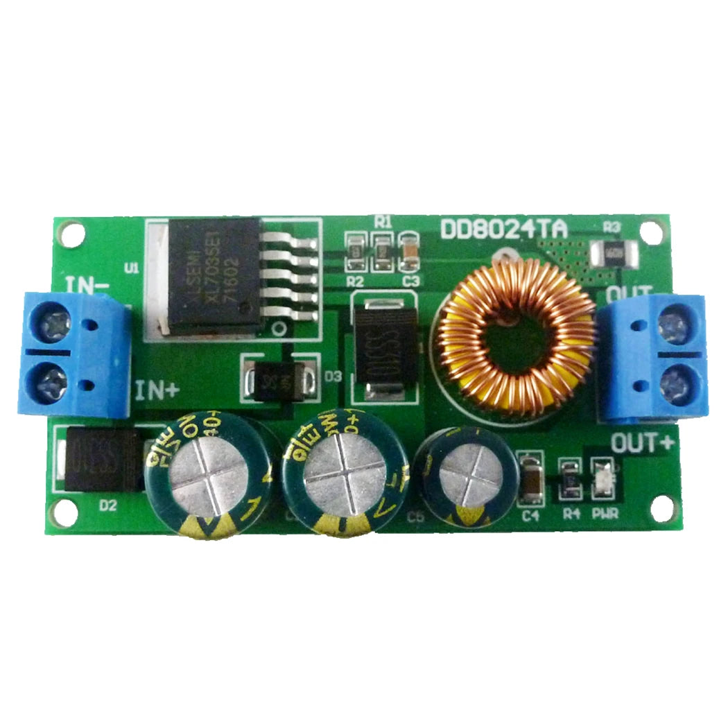 DD8024TA High-Voltage EBike DC-DC Converter Buck Step-Down Regulator Module 80V 72V 64V 60V 48V 36V 24V to 15V 12V 9V 6V 5V 3.3V