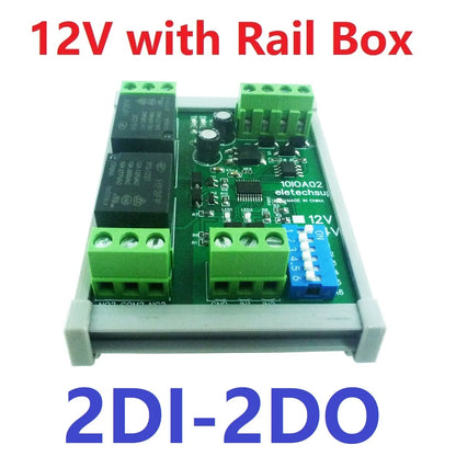 10IOA01 10IOA02 10IOA04 10IOA08 10IOA12 DC12V 1-12Ch Digital Switch DiDo Multifunction RS485 PLC IO Expanding Board Standard Modbus RTU Relay Module