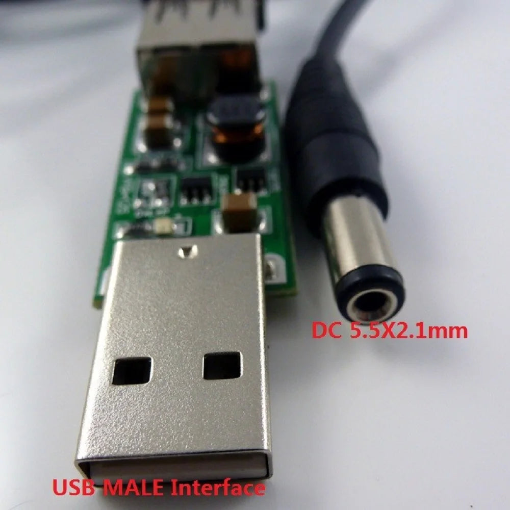 DC-DC USB 5V to 12V Step-Up Boost Converter Module for Wifi Router Modem USB Charger Mobile Power Portable Power Solar Charging