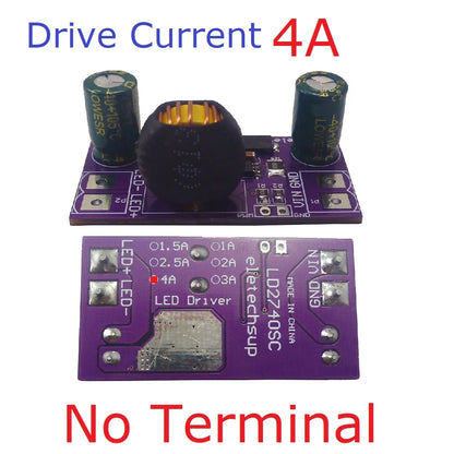 LD2740SC 1A/1.5A/2A/2.5A/3A/4A High-Power Constant-Current Step-Down LED Driver Board DC 4-27V for Automotive RCL DRL Fog Lights