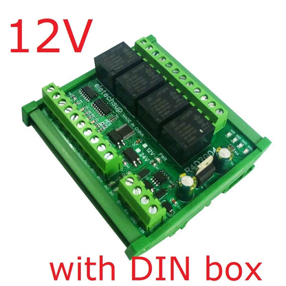 R4D7G04 Multifunction Relay Module with RS485 Modbus RTU for 4-20MA 0-10V Current Voltage Collection