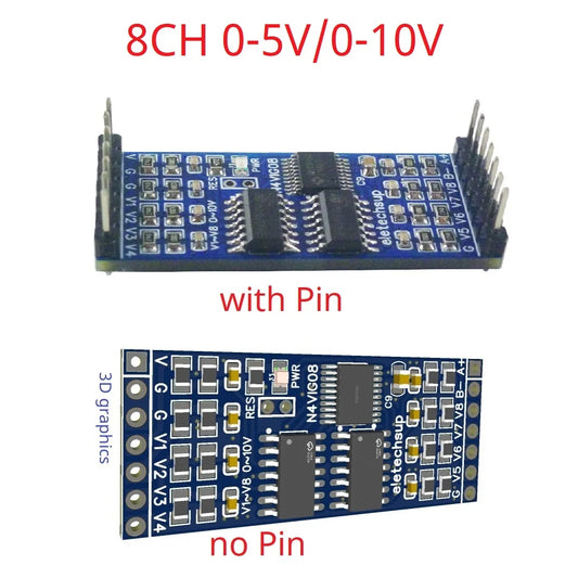 N4VIG08 Multi-channel Voltage Current Collector with RS485 Modbus for Data Recording and Analysis"