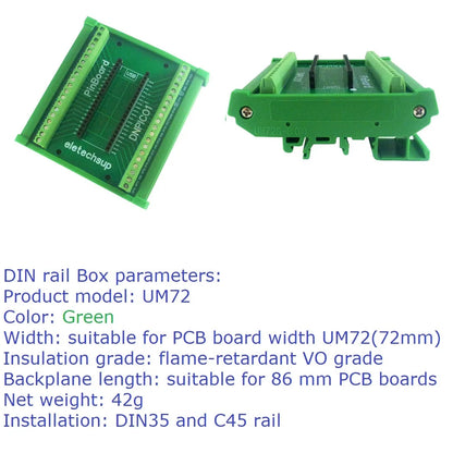 DNPIC01 DIN Rail Mounted GPIO PinBoard Screw Terminal Block Adapter Board for RasPi RPI PLC Module - Integrated Circuit