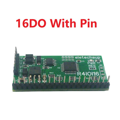 R4IOI16 16DI/16DO/8DI-8DO/4DI-12DO/12DI-4DO Modbus Rtu Digital IO RS485 2.54mm Pin Core Board for Arduino ESP32 ESP8266 PLC Smart Home