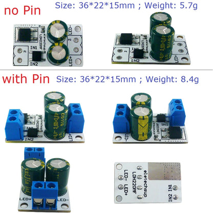 LDH220MF HV AC/DC 20-220V to DC 10-200V 40MA Constant Current Linear Constant Current Driver Module for fluorescent ceiling LED Bulb