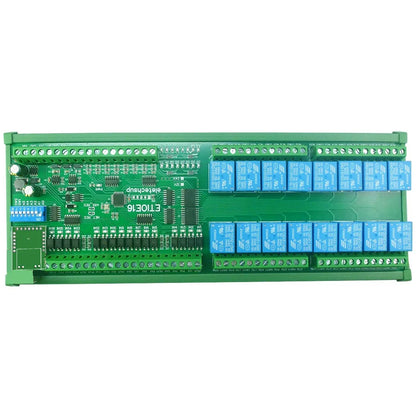 ETIOE16 16CH NPN DI Network Ethernet Modbus RTU TCP Multifunction Remote I/O NPN  DI Dry Contact Relay DO 4-20MA 0-10V Current Voltage