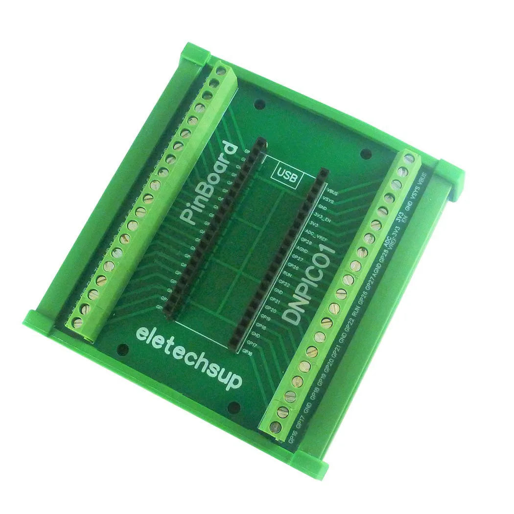 DNPIC01 DIN Rail Mounted GPIO PinBoard Screw Terminal Block Adapter Board for RasPi RPI PLC Module - Integrated Circuit