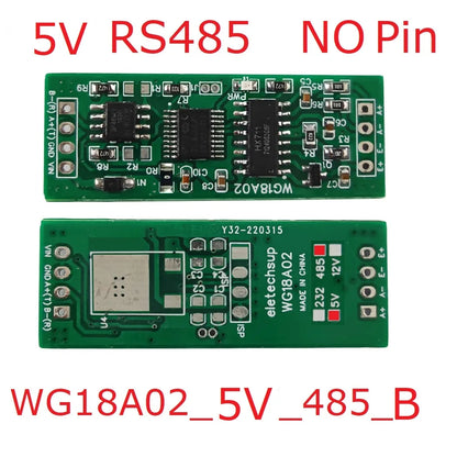 WG18A02 DC 5V 12V RS485 UART Modbus RTU HX711 Pressure Weight Sensor Electronic Scale Module for PLC Configuration Software