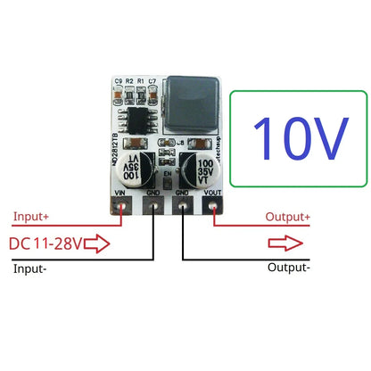 ND2812TB 5A Input DC 5-30V Output DC 3V 3.3V 4V 5V 6V 9V 10V 12V Synchronous DC-DC Buck Converter for Moter LED Car Motorized Bicycle