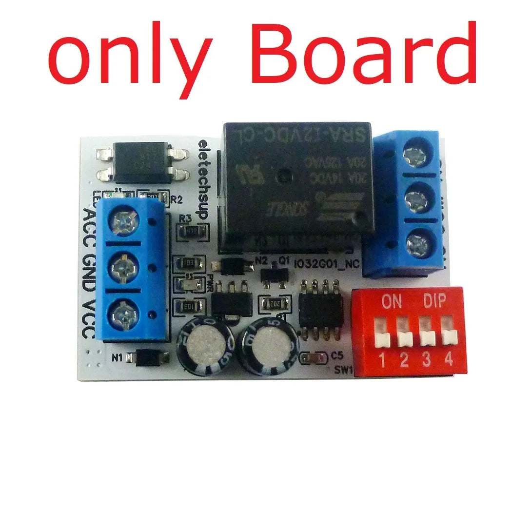 IO32G01 Delayed Shutdown Light-off Module After The Car Is Turned Off NC COM NO Relay Board