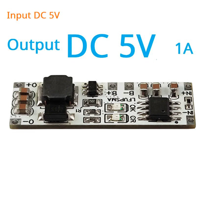 LFUPSMA LiFePO4 3.6V Charger & Booster DC 3.2V to 5V 9V 12V Step-up DC-DC Converter UPS Diy Board for Arduino ESP32 ESP8266 Wifi IOT