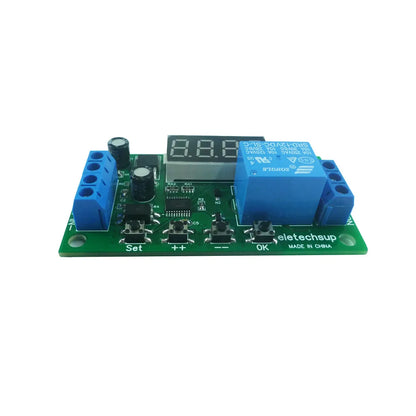 KC23C01 Multifunction Pulse Counter Switch Adjustable Timer Delay Turn On/Off Relay Module DC 5V 12V 24V