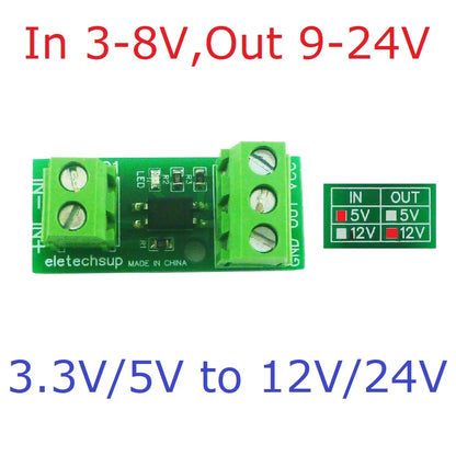 OP11A01 3-24V NPN PNP Signal Mutual Converter Logic Level Isolator for Arduino MEGA PI Nano V3 PLC RS485 Digital IO Module