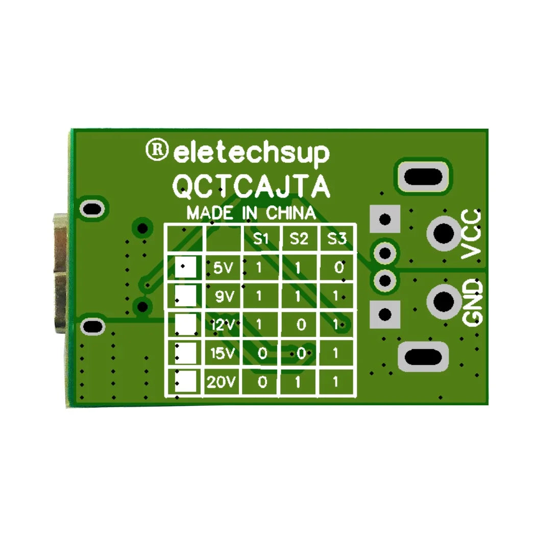 Type-C PD2.0/PD3.0 To DC Fast Charging Decoy Trigger Module Board – QC/AFC Compatible
