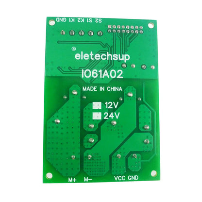 IO61A02 30A DC 12V 24V Multifunction Forward Reverse Limit Start Stop Pusher Motor Controller Board Electric for Curtain Automatic Door