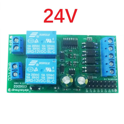 IO56D02 DC 12V 24V Multifunction Forward Reverse Limit Start Stop Pusher Motor Controller Board Electric for Curtain Automatic Door