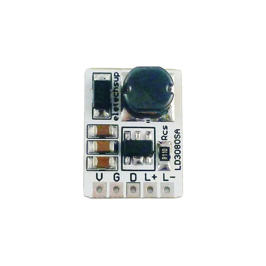 LD3080SA 20W DC 3.7-30V PWM ON/OFF Control LED Driver Module 330/500/660/910MA Constant Current for Flashlight Headlight Emergency Light