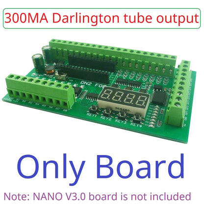 DN24F08 DN23E08 8AI-8DI-8DO Multifunction IO Expanding Module for ARDUINO NANO V3.0 RS485 Modbus RTU Open PLC LED Current Voltage Sensor