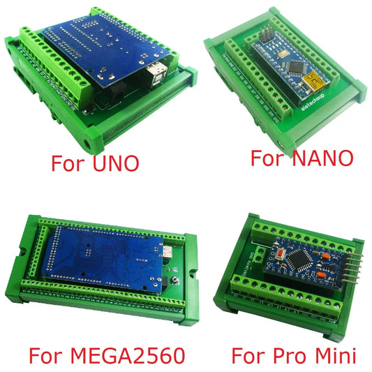 ABD1A01 DNMEGA1 DN31C01 DNPRO11 DIN Rail Mount Screw Terminal Block Adapter Module For Arduino UNO/MEGA2560/NANO/Pro mini Board