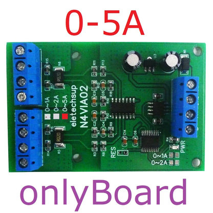 N4VIA02 Multifunctional RS485 Ammeter & Voltmeter 0-30V Voltage & 0-5A Current Measurement Module Modbus RTU