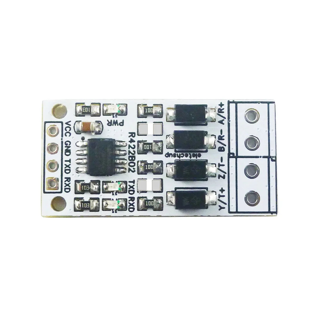 R422B02 3.3V 5V UART PWM GPIO Digital Signal Full-Duplex Transceiver RS232 TTL to RS422 Converter Module for Raspberry Pico Pi Zero W