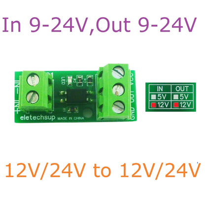 OP11A01 3-24V NPN PNP Signal Mutual Converter Logic Level Isolator for Arduino MEGA PI Nano V3 PLC RS485 Digital IO Module
